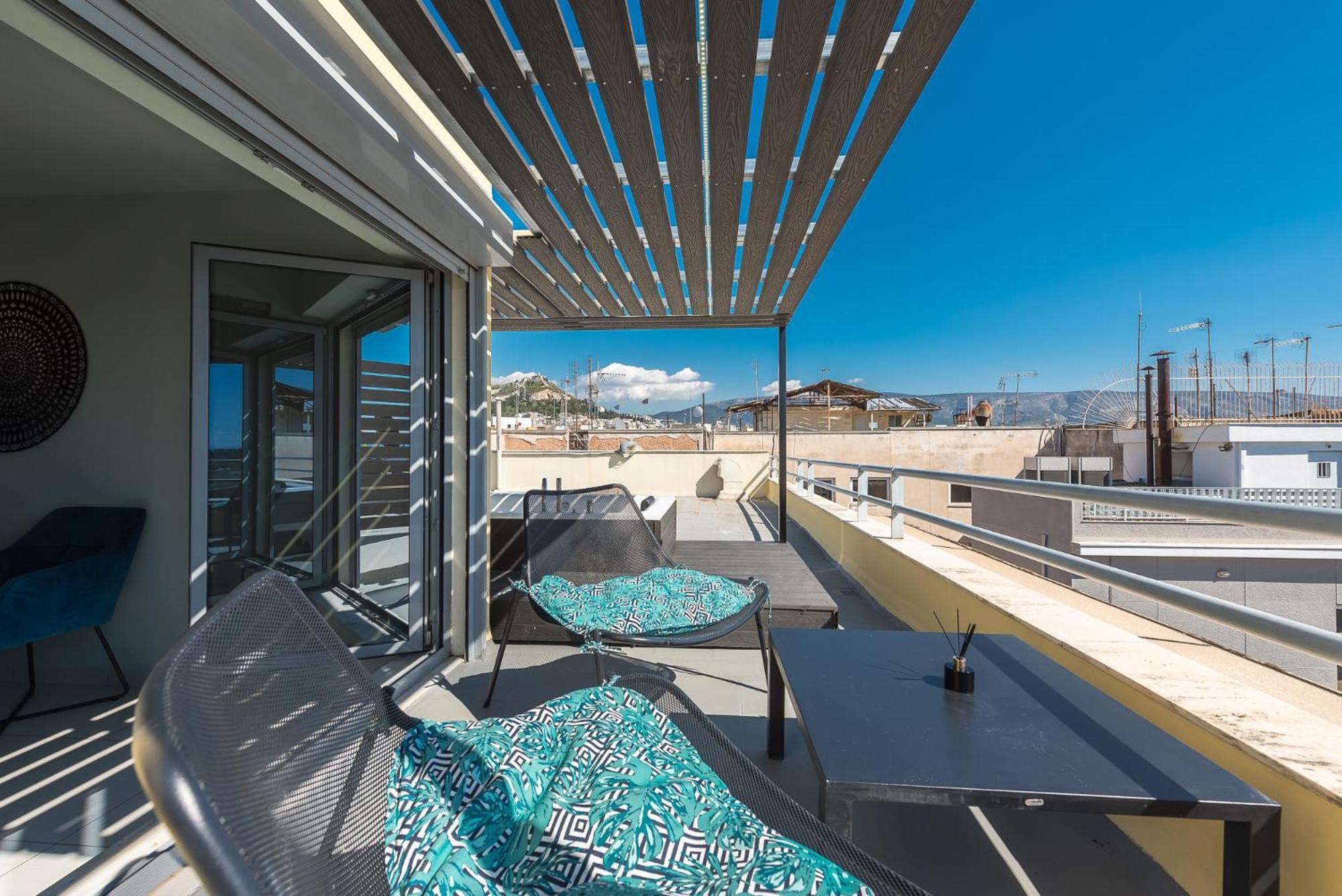 Acropolis View Mini Sky Suite & Hot Tub Athen Exterior foto